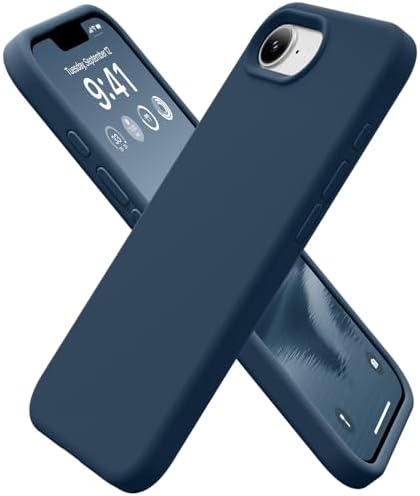 GolbinBox Magnetic for iPhone 17e/16e Case, Silicone Cover, Dark Blue by GolbinBox
