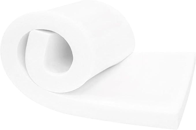 Upholstery Foam 2×24×72 Inch High Density Foam Strong Support Seat Foam by Parkerly