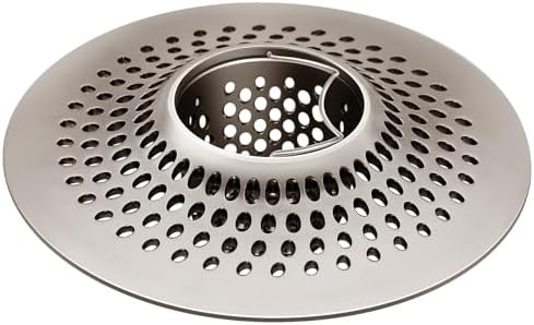 LEKEYE Shower Drain Hair Catcher/Bathroom Drain Cover/Bathtub Drain Strainer/Shower Stall Drain Protector(Brushed Nickel) by LEKEYE