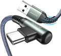 USB Type C Cable AINOPE [2-Pack, 1.6ft] 3.1A Type C Charger Fast Charging Right Angle, Durable Nylon Braided USB C Cable, Smartphone by AINOPE10yearsforphoneaccessories