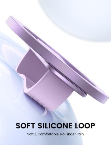 Lamicall Lavender Comfortable Magnetic Phone Finger Loop Grip for MagSafe - Image 3