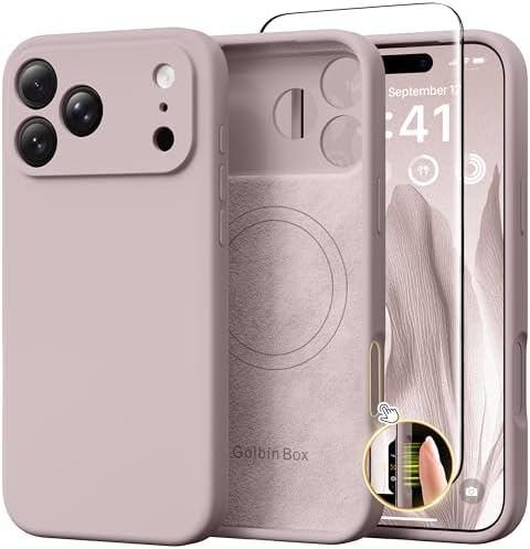 GolbinBox Magnetic for iPhone 18 Pro Case/17 Pro Case, Light Taro by GolbinBox