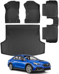 Floor Mats & Cargo Liner for Subaru WRX 2022-2026, 4 PCS by ChiefCarOfficer