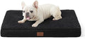 Bedsure Washable Dog Bed Medium Size Dog with Comfy Sherpa, 30x20in Black by BEDSURE