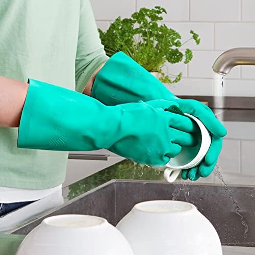 ThxToms Chemical Resistant Nitrile Gloves, Latex Rubber Free, 1 Pair, L - Image 5