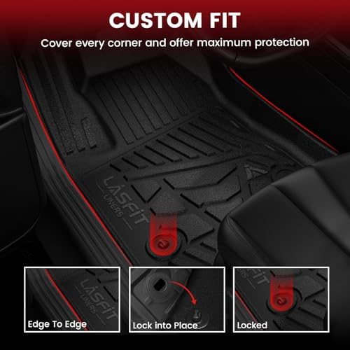 LASFIT Floor Mats for Chevrolet Colorado/GMC Canyon 2023-2026 Crew Cab - Image 3