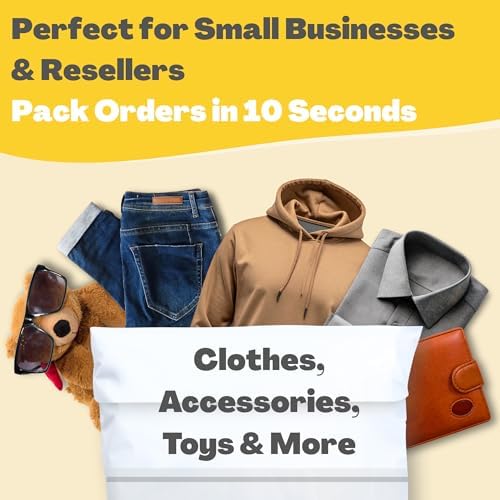 Shipping Bags (30 Pack) with Label Pouch - 8x12, 10x14 & 12x16 - Poly Mailers for Clothes, Self-Seal Plastic Mailing Envelopes - Tear & Water-Resistant Packaging Bags for Clothing, Not Padded - Image 6