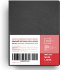 Binditek 16 Mil Leather-Textured Polycovers, 8.75x11.25, Black, 50 Pack by Binditek