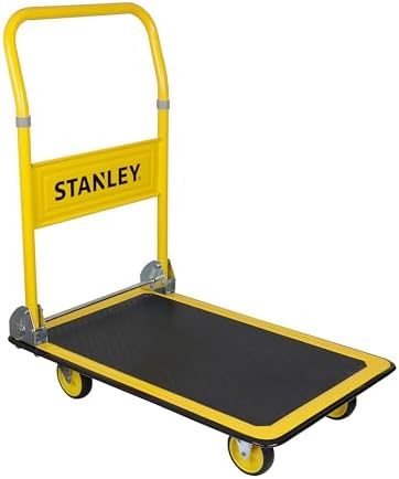 Stanley Steel Platform Truck-150KG, Yellow, SXWTD-PC527 by STANLEY