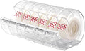 Amazon Basics Invisible Matte Finish Tape Dispenser with Refill Rolls for Labeling, 3/4" x 650" (18 yds), 6-Pack by AmazonBasics