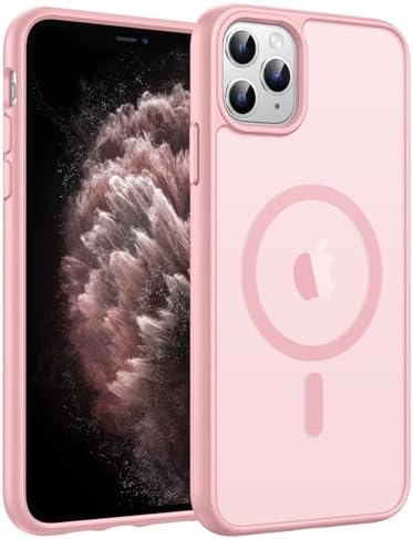 FNTCASE for iPhone 11 Pro Case, Fit for Magsafe, Translucent Matte Back by FNTCASE