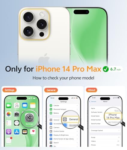 FNTCASE for iPhone 15 Pro Max Case, Fit for Magsafe, Glass Screen Protector - Image 2