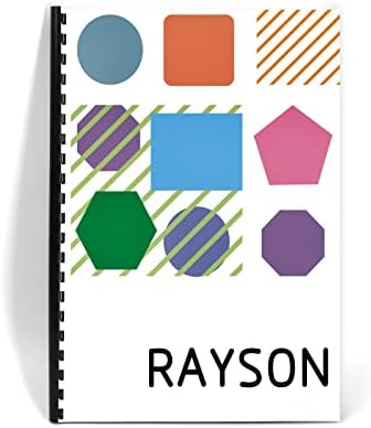 Rayson CR8BK Plastic Comb Binding Spines, 40-Sheets Capacity, 5/16" Black 19-Ring Comb Binding, Max. Binding Letter Size Paper (8.5"×11"), Box of 100 - Image 3