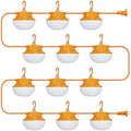 RIUVAO 120FT Construction String Lights 180W String Work Light for Construction Jobsites, 18000Lumen Temporary Construction Work Lighting for Wide Application by LightupEveryCorner