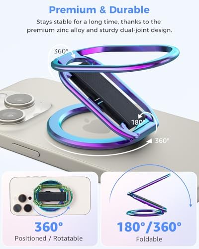 SUPERONE for MagSafe Phone Grip Kickstand, Magnetic Phone Ring Holder - Image 4