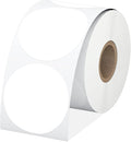 2" White Circle Direct Thermal Labels, Self-Adhesive Round Direct Thermal by Anylabel