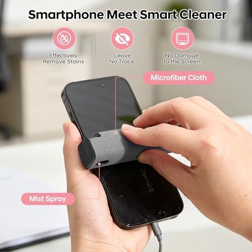 YTT Touchscreen Screen Cleaner Spray, for Phones iPad Car (Grey) - Image 2