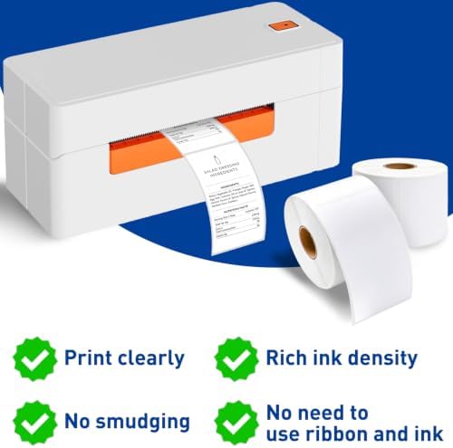 ESSENTIAL 2.25" x 4" Direct Thermal Labels, 1" Core (350 Labels, 1 Roll) - Image 4
