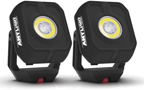 Led Work Light with 4 Modes, 1200LM Portable COB Magnetic Light by Anylight