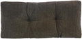 Klear Vu The Gripper Non-Slip Tufted Bench Cushion for Indoor Furniture, Assembled in USA, Entryway Storage, Bay Window, Corner Nook or Piano Seat, 30 Inches, Chenille Dark Brown by KlearVUHomeTextiles