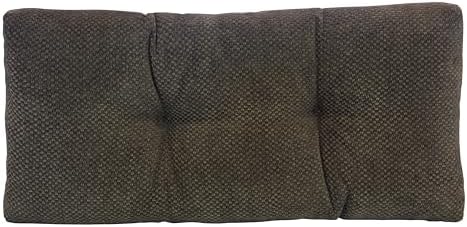 Klear Vu The Gripper Non-Slip Tufted Bench Cushion for Indoor Furniture, Assembled in USA, Entryway Storage, Bay Window, Corner Nook or Piano Seat, 30 Inches, Chenille Dark Brown by KlearVUHomeTextiles