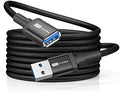 USB Extension Cable 10FT USB 3.0 Extender Type A Male to Female Cord Black by ITDITANDA