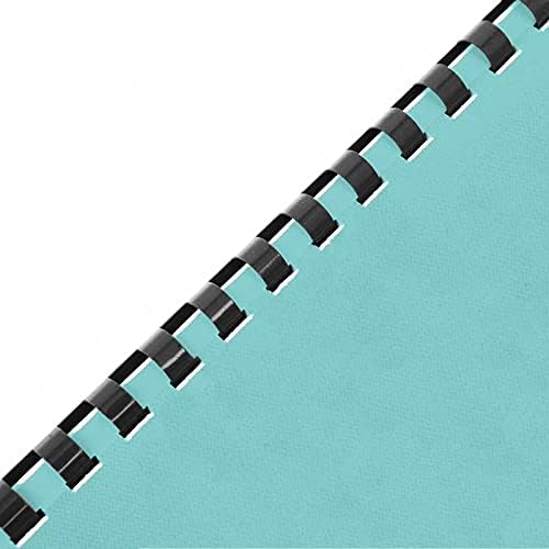 Binditek Plastic Binding Comb Spines, 1/4 Inch, 19 Ring, Black, 200 Pack - Image 3