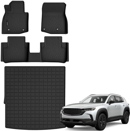 AUXKO All Weather Floor Mats Cargo Mat for Mazda CX-50 Hybrid 2025 2026 by AUXKO