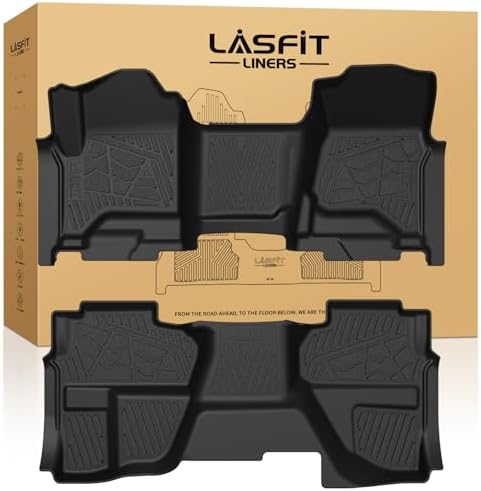 LASFIT Floor Mats for Chevy Silverado/GMC Sierra 1500 2014-2018 by LASFIT