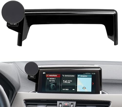 Car Phone Holder Compatible with BMW X1 2016-2022 / BMW X2 2018-2023 Accessories 8.8 inch Touchscreen Fixed Clip,360°Rotation Magnetic Phones Mount for Phones (not fit 6.5 inch) by Unknown