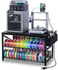AHOWPD 3D Printer Stand with Filament Storage, Heavy Duty 3D Printer Table by AHOWPD