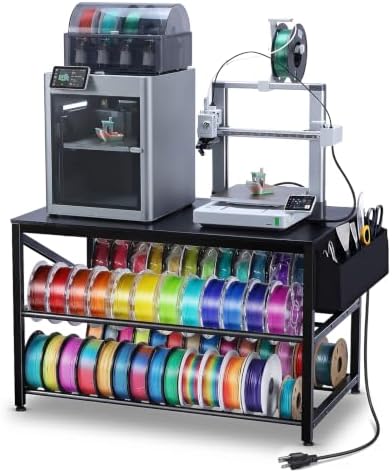 AHOWPD 3D Printer Stand with Filament Storage, Heavy Duty 3D Printer Table by AHOWPD