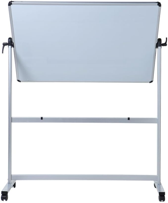 VIZ-PRO Double-Sided Magnetic Mobile Whiteboard, 48 x 36 Inches, Aluminium - Image 5