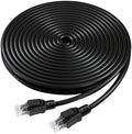 Cat 6 Outdoor Ethernet Cable 90 ft, 24AWG 10Gbps High Speed Cat6 Ethernet Cable Cord Waterproof Direct Burial LLDPE UV Jacket by EthernetCable