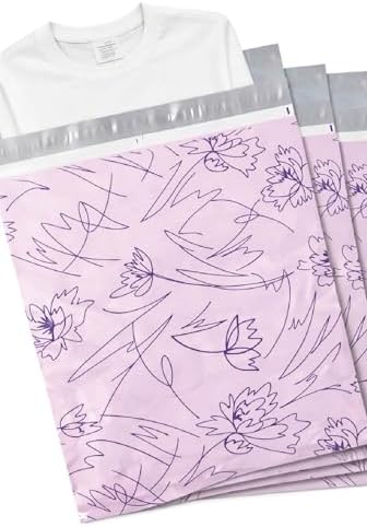 POLYSELLS 100pcs 10x13 Inches Poly Mailers Waterproof & Tear Resistant Mailing Envelopes, Cute Small Business Bags for Clothes, Gifts - Inspiration classic - Image 5