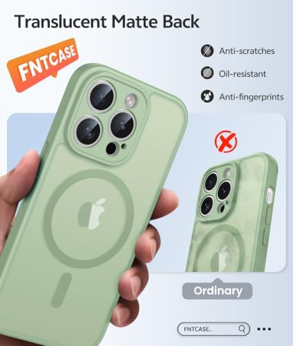 FNTCASE for iPhone 13 Pro Max Case, Fit for Magsafe, Full Camera Protection - Image 6