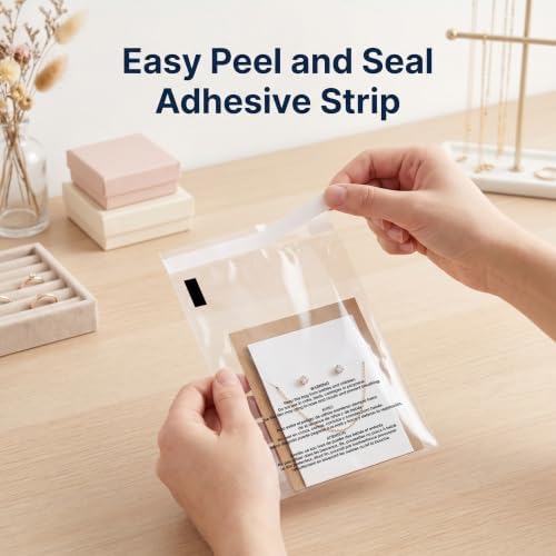 5” X 7” (1000 Count) Self Seal Clear Poly Bags with Suffocation Warning - Image 5