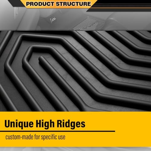G-PLUS TPE Floor Mats Fit Honda HR-V 2016-2022,1st & 2nd Row - Image 6