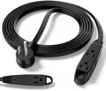 3-Outlet Flat Extension Cord 7 FT, 3 Prong Angled Plug, SPT-3, Power Strip by Conable