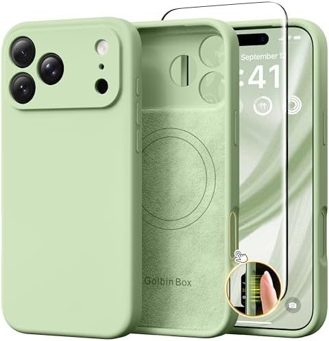 GolbinBox Magnetic for iPhone 18 Pro Max Case/17 Pro Max Case, Green by GolbinBox