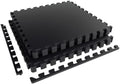 Stepwaver 0.56" Thick 24 Sq Ft Rubber-Textured Gym Flooring for Home Gym by Stepwaver