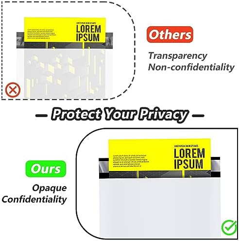 JinRuiKJ Thank You Poly Mailers 10x13 Inch, 25 PCS, White - Image 5