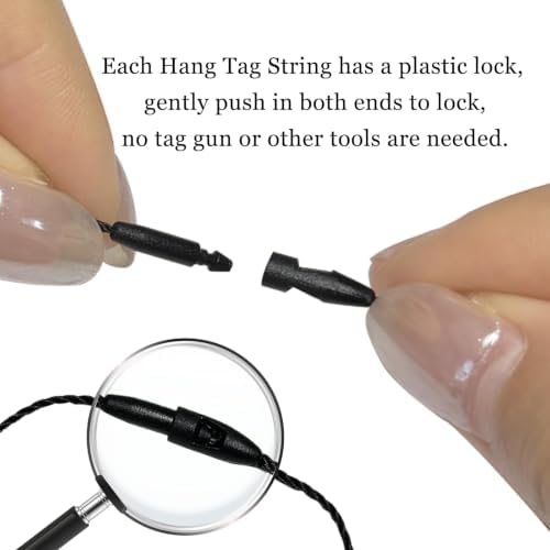 Acuteye 1000Pcs 7.5-inch Hang Tag Nylon String for Clothes Tags - Image 5
