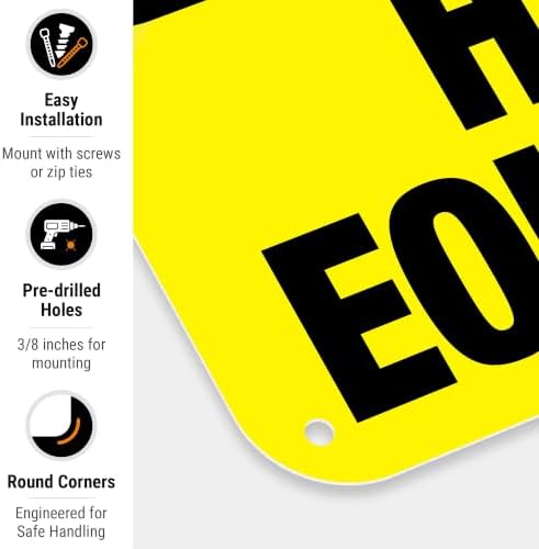 Heavy Equipment Sign, OSHA Caution Sign, - Image 2