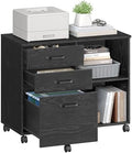 VASAGLE 3-Drawer Lateral File Cabinet, Home Office Printer Stand by VASAGLEbySONGMICSHOME