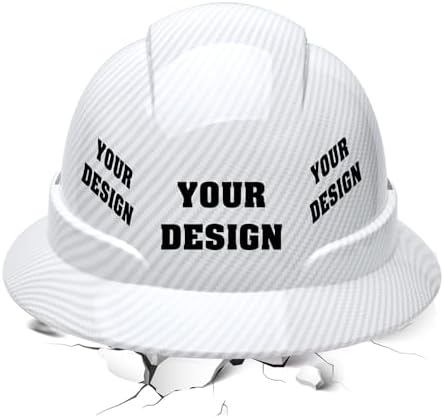 Safety Hard Hat Customize Logo Protective Head Outdoor Work Hat (Pattern 3) by YOWESHOP