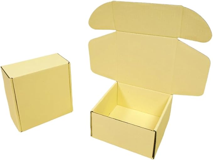 10 Pcs 9.8 x 9.8 x 4 inches Large Size Corrugated Cardboard Gift Boxes - Image 6