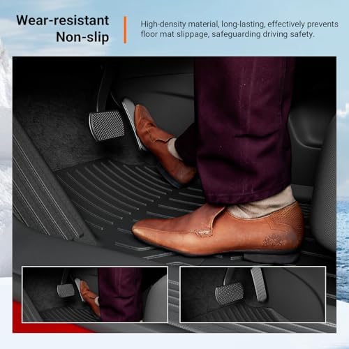 powoq Floor Mats Cargo Mat Compatible with 2018-2024 Chevy Equinox - Image 4