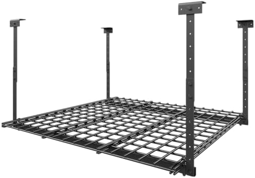 45-Inch x 45-Inch Overhead Garage Storage Rack 250LBS Weight Capacity by Jusgym