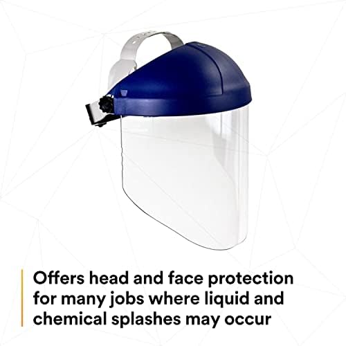 3M H8A Ratchet Headgear and Visor Combination Clear Faceshield, Complete Headgear and Face Shield Safety System - Image 4
